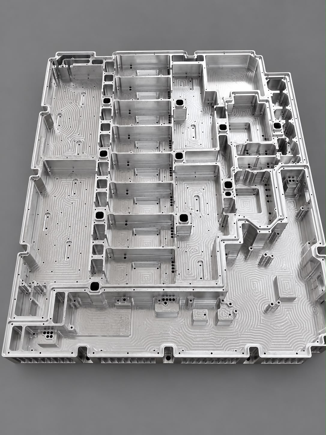 Close-up of machining operation in progress